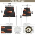 thumbnail image 2 of Ryvnso LED Bedside Table Lamp 3d Basketballs Bedroom Desk Lamps Nightstand Lampshade S, 2 of 7