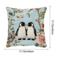thumbnail image 3 of Short Lint Pillow Cover 18 Inch | Cute Embroidery Decorative Throw Pillowcase | 3D Effect Sofa Bedroom Living Room Home Decoration, 3 of 6