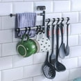 thumbnail image 6 of Vikakiooze 2023 Home Storage and Organization Nail-free Seamless Stainless Steel Kitchen Bath Hook Towel Rack Shelf, 6 of 9