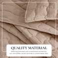 thumbnail image 5 of Gauze Wave Stitched Quilt Set With Shams - Great Bay Home (Twin / Twin XL, Bone), 5 of 6