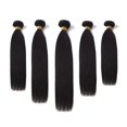 thumbnail image 2 of LELINTA Brazilian Virgin Hair Body Jet Black Wave/Silky 1 Bundles 12 14 16 18 20 Size/Inch,Total:100g Remy Human Hair Weaves 100% Unprocessed Hair Extensions Natural Color, 2 of 7