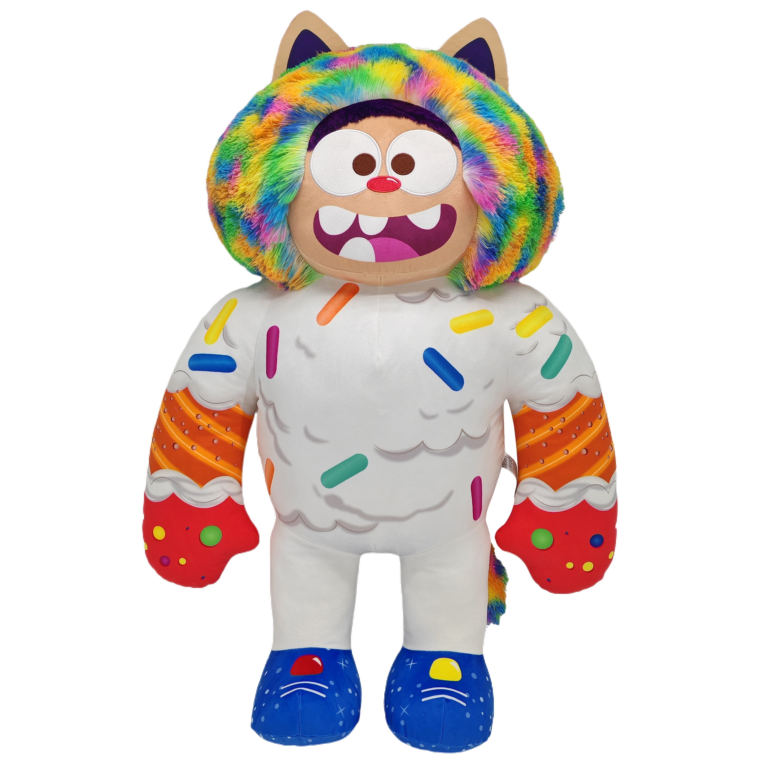 Gabby's Dollhouse: The Movie, Jumbo Cookie Bobby Plush Toy with Super-Soft Fur, Kids Toys for Girls & Boys Ages 3 and up