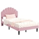 thumbnail image 2 of Base De Cama Individual Con Cabecera Tapizado En Terciopelo, 2 of 6