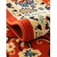 thumbnail image 4 of Unique Loom Sialk Hill Collection Area Rug - Washington (2' 2" x 3' 1" Rectangle Terracotta/Cream) Floral Traditional Perfect For Living Room Bed Room Dining Room Office, 4 of 8