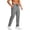 Gray, variant on Zimjoy Mens Quick Dry Joggers Breathable Moisture-Wicking Pants Elastic Waistband Lightweight Pants for Running, Gym, Hiking, Black L