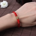 thumbnail image 5 of Sinyiin Braided Lucky Red String Rope Adjustable Bracelet Wild Surprise Gift for Couples, 5 of 12