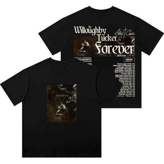Ethel Cain Willoughby Tucker Forever Tour Wash T-Shirts Women Men HipHop Cotton Short Sleeve Tee