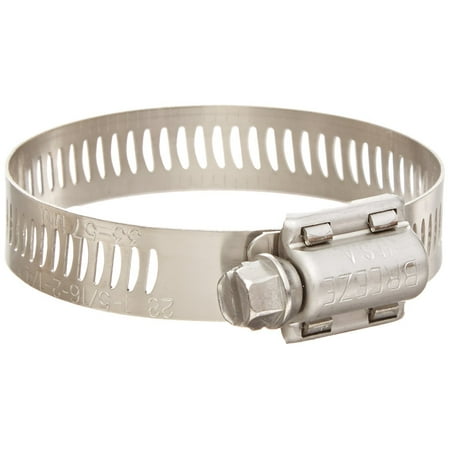 

Power-Seal Stainless Steel Hose Clamp Worm-Drive SAE Size 60 3-5/16 to 4-1/4 1/2 Band (Pack of 10)