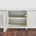 thumbnail image 6 of Mod-Arte Linear Solid Wood 68" TV Stand for TVs up to 78" in White finish, 6 of 13