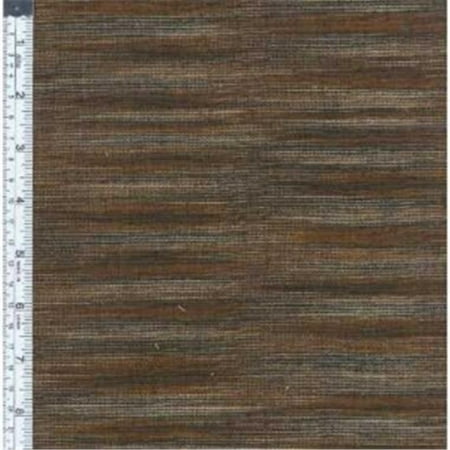 Textile Creations WR-009 Winding Ridge Fabric, Black Brown Ikat With Slub, 15 yd.