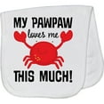 thumbnail image 2 of Inktastic My Pawpaw Loves Me Baby Burp Cloth, 2 of 3