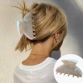 thumbnail image 4 of Horquilla mediana para mujer, pinza de tortuga, pinza para la barbilla, horquilla con estampado de leopardo, accesorios de moda para el cabello, 4 of 4