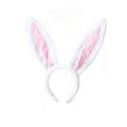 Realistic Bunny Tail with Ears Headband Nose Accessories,Halloween ...