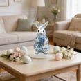 thumbnail image 5 of Home Decor Acrylic Rabbit Ornament Set, Modern Easter Bunny Sculpture for Living Room Desktop, Bookshelf, and Office Decoration, Minimalist Spring Holiday Accent for Tabletop and Shelf Display, 5 of 6