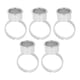 thumbnail image 2 of Anillo tinta para tatuaje de labios y cejas, soporte para pegamento de pestañas, anillo m, 5 uds., 2 of 7