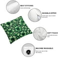 thumbnail image 4 of GOSMITH Pillowcase St Patricks Day Green Clover 2-Pack Short Plush Pillowcase White, 4 of 6