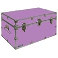 thumbnail image 1 of C&N Footlockers UnderGrad Storage Trunk - College Dorm Chest - Durable with Lid Stay - 32 x 18 x 16.5 Inches (Lilac), 1 of 4