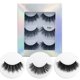 thumbnail image 1 of Pestañas naturales, pestañas postizas, pestañas cortas, pestañas postizas de visón tenues de 20 mm, 3 pares de pestañas de visón, pestañas postizas, pestañas multicapa engrosadas, pestañas postizas, 1 of 2