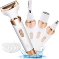 thumbnail image 1 of Electric Razor for Women Bikini Trimmer, Women's Shaver Cordless 4 in 1 Wet and Dry, Shaver for face, Legs and underarms, Replaceable Trimmer Head, Micro USB Rechargeable, 1 of 3