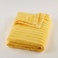thumbnail image 4 of Mainstays Performance Textured 6-Piece Bath Towel Set - Sunray Yellow, 4 of 6