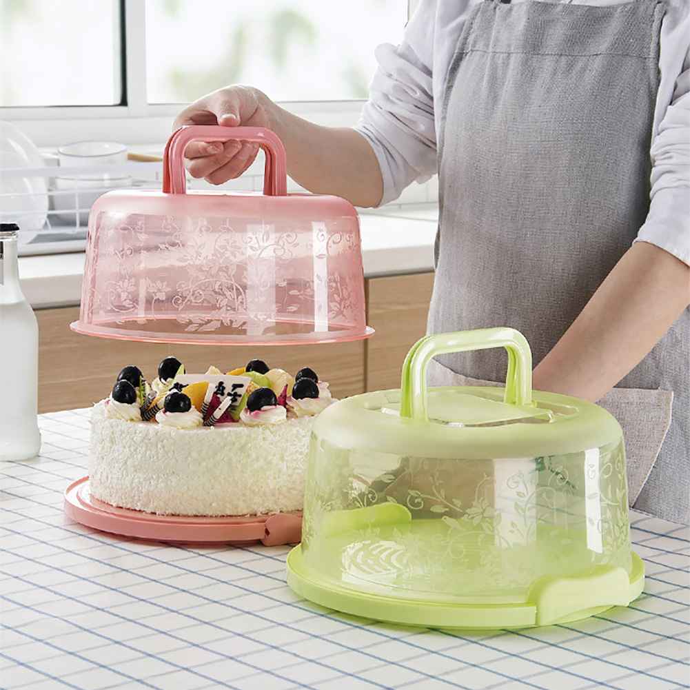 Sunjoy Tech Portable Cake Storage Box Cake Carrier Holder Plate Up To 