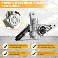 thumbnail image 4 of Power Steering Pump Compatible with 2005-2008 Honda Pilot 2005-2010 Honda Odyssey 2007-2013 Acura MDX Replace OE Part # 21-5442 56110-RGL-A03 56110-RYE-A02 56110-PVJ-A01 Power Assist Pump, 4 of 7