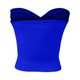 thumbnail image 5 of Top elegante sin tirantes de punto liso para mujer - Top corto con sujetador bandeau elástico para ocasiones informales o fiestas, 5 of 5