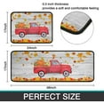 thumbnail image 4 of Red Truck Pumpkin Fall Kitchen Rugs Set 2Pcs Non Slip Kitchen Floor Rug and Mat Waterproof Kitchen Runner Rug Comfort Soft Standing Area Mat for Farmhouse Doormat Outdoor Harvest Decor 17"x48"+17"x24", 4 of 5