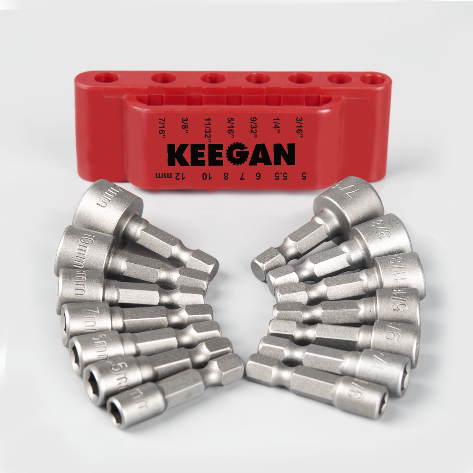 14 Piece Quick Change Power Nut Driver Bit Set with Nepal Ubuy