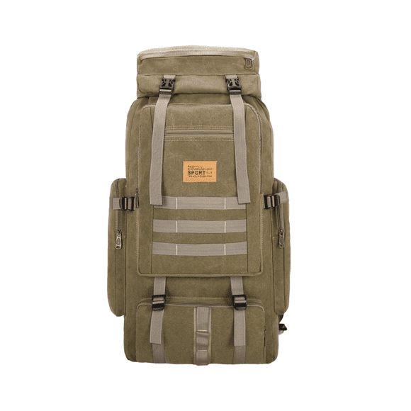 Mochila Táctica Militar Impermeable De 80L Caqui