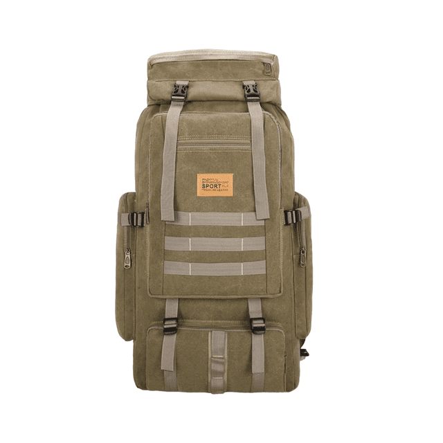 Mochila Táctica Militar Impermeable De 80L Caqui