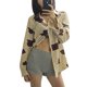 thumbnail image 3 of TRKIYQC camisa femenina nuevas formas de verano pequeña camisa fresca impresa blusa de manga larga 2022 TRKIYQC moderno, 3 of 9