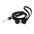 thumbnail image 1 of Pet Dog Velvet Leather Collar Leash With Rhinestone Bling Blink Butterfly Fashion Pet Leash Accessories Blind Drop Shipping ShopWise Round, 1 of 18
