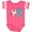 Football Pink and White, variant on Inktastic I'm Two- Unicorn Second Birthday Boys or Girls Baby Bodysuit