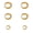 Gold A, variant on 14K Gold Plating Small Huggie Hoop Earrings for Women 925 Sterling Silver Hypoallergenic Cartilage Huggie Hoops Earrings for Men(3 Pairs