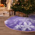 thumbnail image 5 of Sikiie Snowflakes Christmas Tree Skirt, Christmas Tree Decorations, Christmas Decor, Tree Mat Decoration(30-48IN)-36", 5 of 6