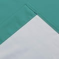 thumbnail image 4 of Interior Trends Midnight 2 Piece 100% Blackout Insulated Grommet Top Window Panel Curtain Drape Set (84" Long, Teal), 4 of 5