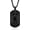 Initial B Black, variant on Easter Basket Filler - Football Dog Tag Letter Necklace, Stainless Steel Letter Pendant, Athlete Jewelry, Christmas Birthday Gift, for Him, Boyfriend, Husband or Dad.