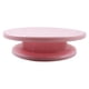 thumbnail image 1 of Herramienta para hornear moldes de 11', plato giratorio de plástico para pasteles, redondo antideslizante giratorio Rosado, 1 of 8