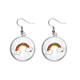 thumbnail image 1 of Arco Iris tiempo viento ilustración patron Pendientes pendientes de plata colgantes joyas señora Unbranded M, 1 of 3