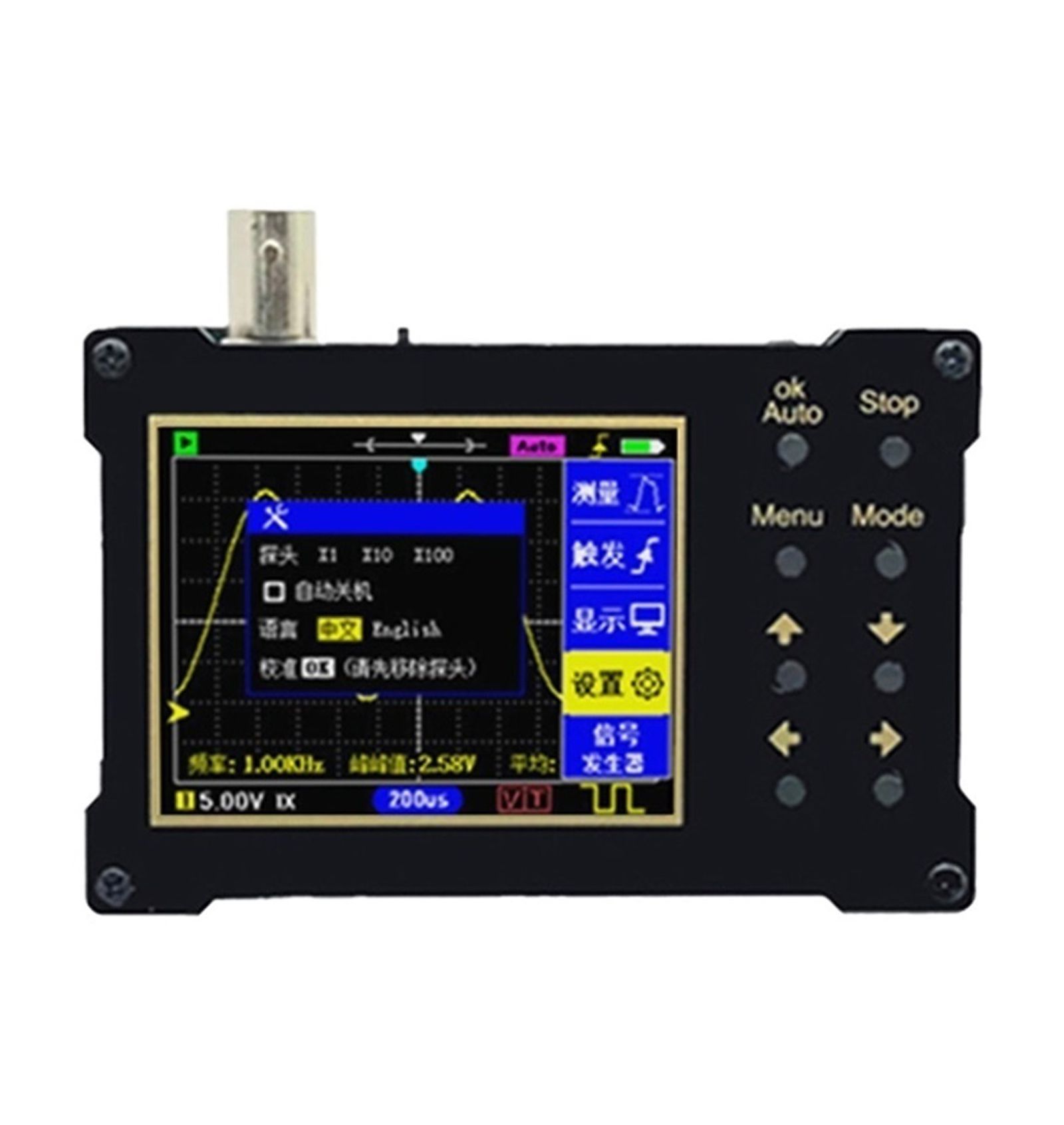 DSO154Pro 320*240 Resolution 2.4-inch TFT Color Screen Digital Oscilloscope 40MSa/s Sampling Rate Support Signal Generat ,Professional Designed