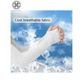thumbnail image 5 of Luxtrada 10pack（5Pair) Compression Arm Sleeves Cooling Sun UV Protection Arm Cover with Anti-Slip Design for Outdoor Sports Golf, Basketball Sleeves for Men & Women to Cover Arms, 5 of 9