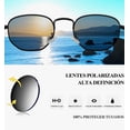 thumbnail image 4 of Lentes De Sol Hombre Mujer Uv Polarizados Redondos Steampunk Cosplay Modelo Negro, 4 of 4