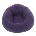 thumbnail image 6 of Raindrops Dark Inflatable Lazy Sofa Chair - Space Saving Portable Seat for Dorm, Travel, Picnic, Outdoor Relaxation, 6 of 8