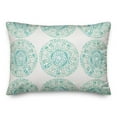 thumbnail image 2 of Creative Products Small Blue Pattern Medallions 14x20 Indoor / Outdoor Pillow, 2 of 3
