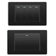 thumbnail image 2 of Interruptores Eléctricos de Pared, Interruptor de Luz de 2 Posiciones, Panel de Vidrio Templado de 118 mm X 74 mm, Interruptor de Botón Mecánico, Color Negro., 2 of 5