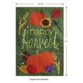 thumbnail image 4 of Meadow Creek Fall Garden Flag, 18" Happy Harvest Pumpkins, 4 of 7