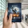 thumbnail image 4 of Happy Halloween Weimaraner Witch Pumpkins Bats Travel Passport Wallet Weim Gray Ghost Dog Lover PU Leather Passport Holder Cover - 13012, 4 of 5