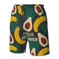 thumbnail image 4 of Fotbe Banana And Avocado Trajes de Baño Estampados para Hombre, Shorts de Verano de Secado Rápido, Ropa de Playa, Bañadores-XX-Large, 4 of 6