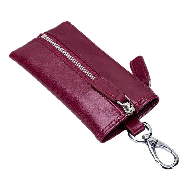 Qarigey Cartera de cuero para llaves, monedero de almacenamiento, llavero de playa, bolsa organizadora de lápiz labial Vintage para Type3 NO3